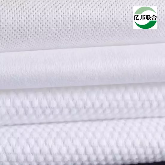 Biodegradable Wood Pulp Polypropylene Composite Spunlace Non-Woven Fabric for Cleaning Cloth