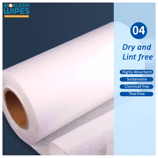 Toalhetes faciais descartáveis ​​para bebês, úmidos e secos, feitos de algodão puro para pele sensível do bebê