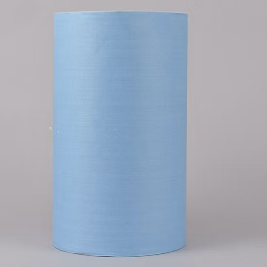 Spunlace laminado com polpa de madeira azul não