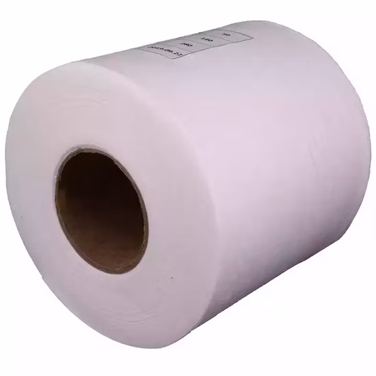 Spunlace laminado com polpa de madeira azul não